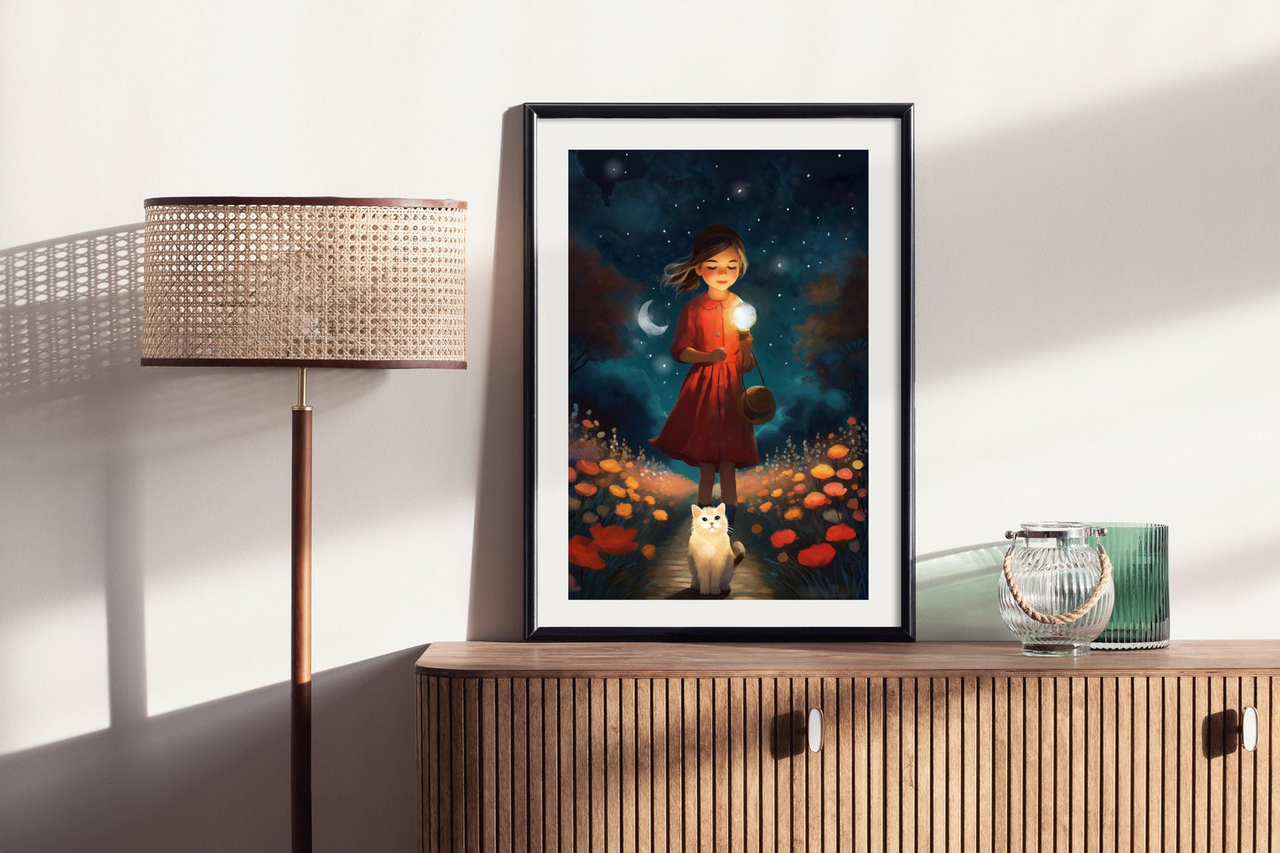 Lighting the Way - Illustrated Print by Thomas Little