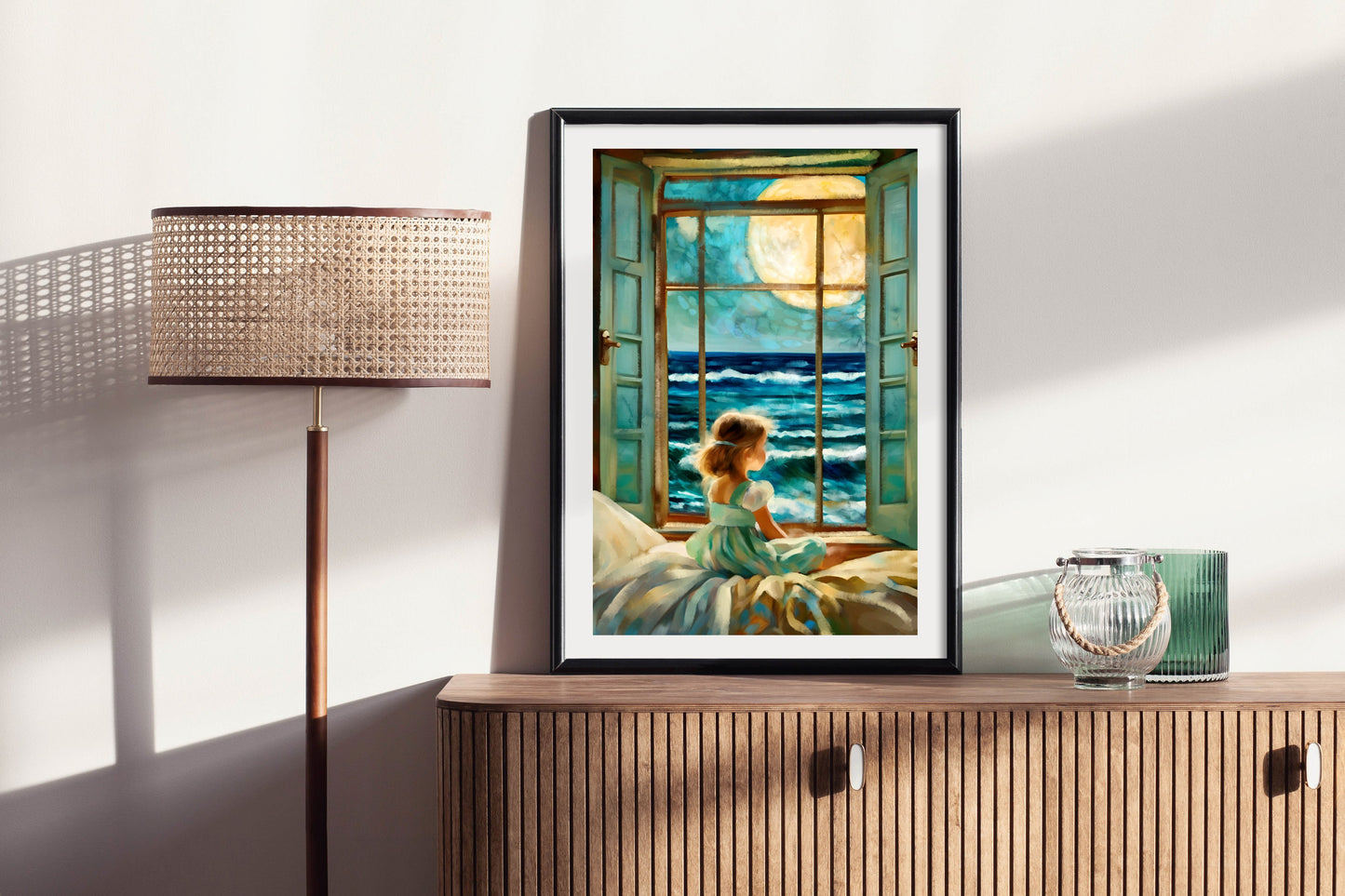 Lost in Dreams - Illustrated Print by Thomas Little