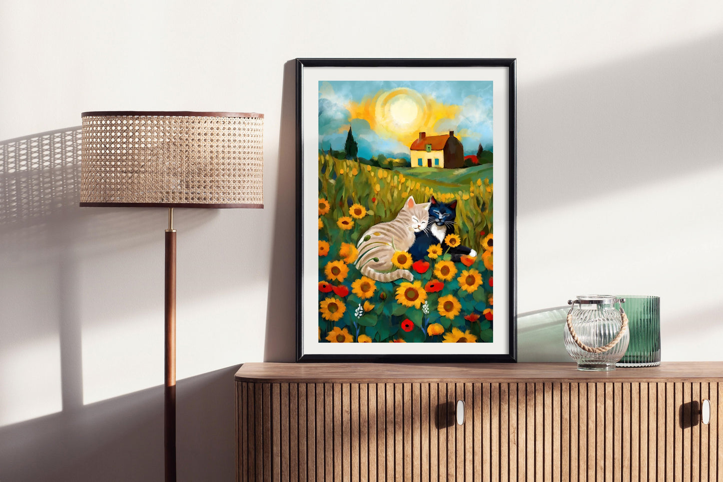 Love Tabby - Illustrated Print by Thomas Little