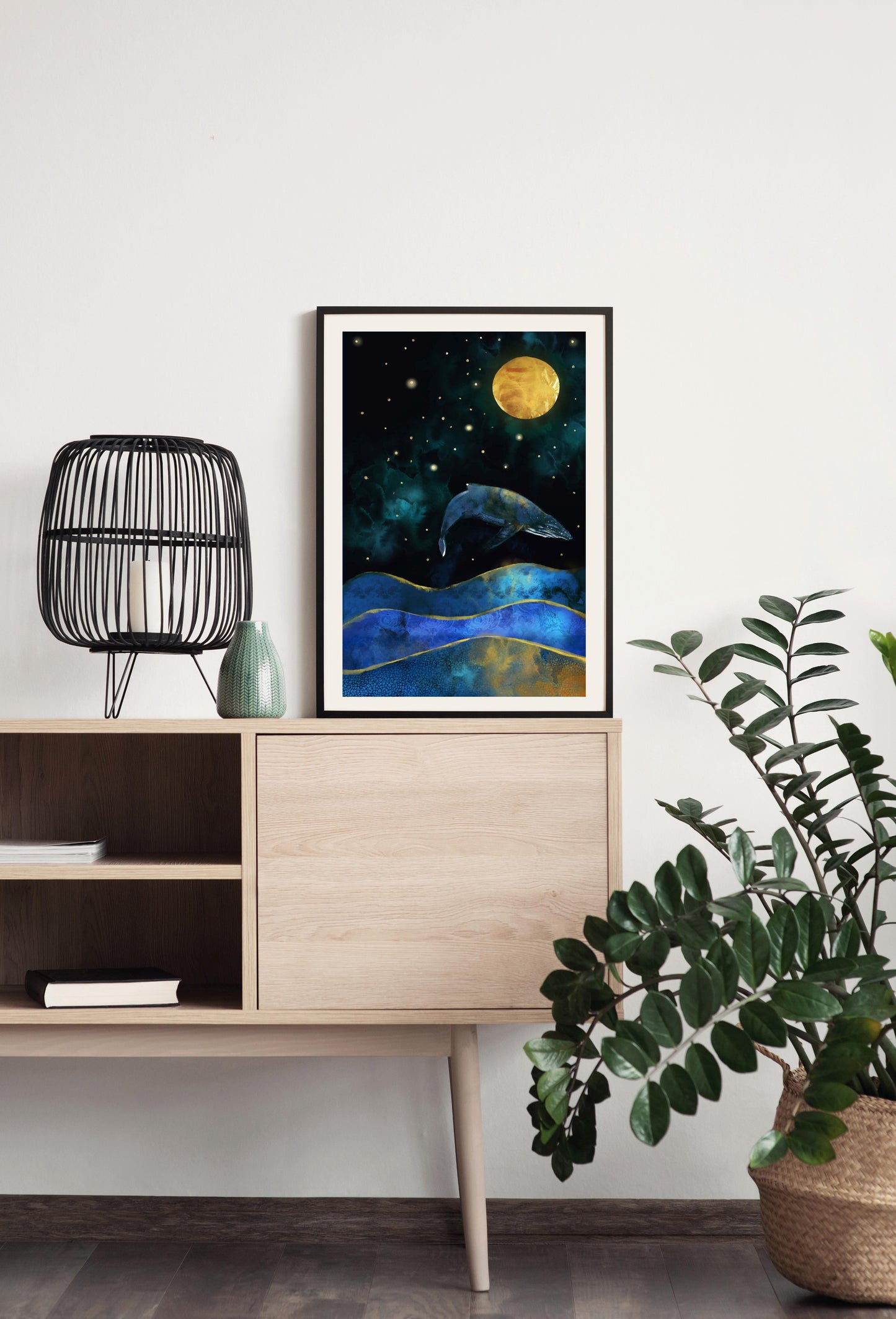 Luna Luster - Illustrated Print by Thomas Little