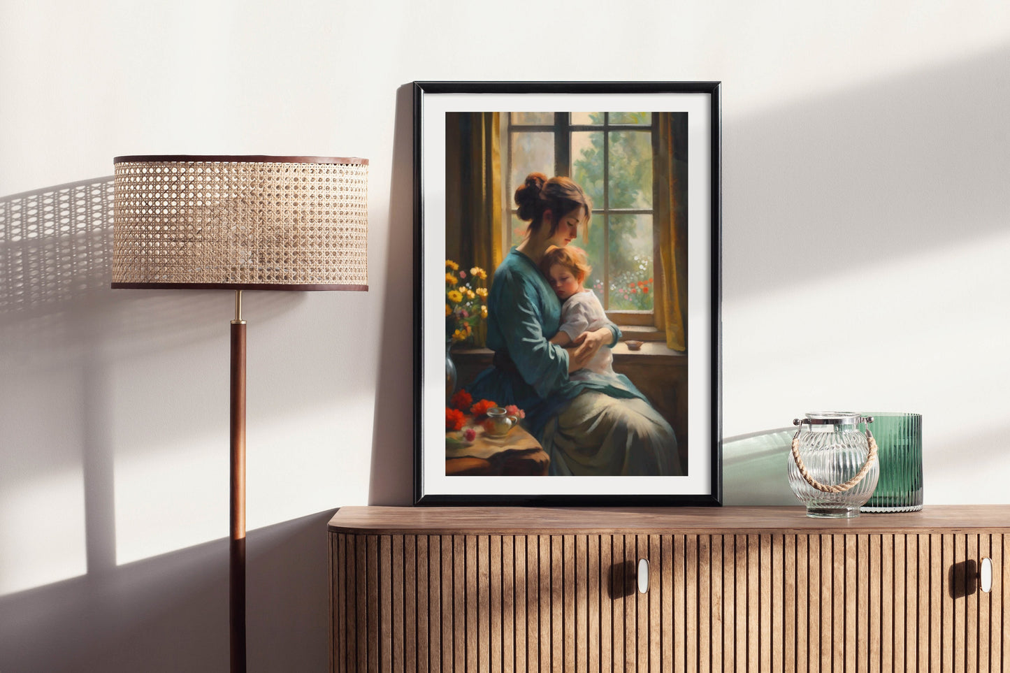 Ma Maman - Illustrated Print by Thomas Little
