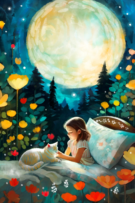 Magic All Around Us - Illustrated Print by Thomas Little
