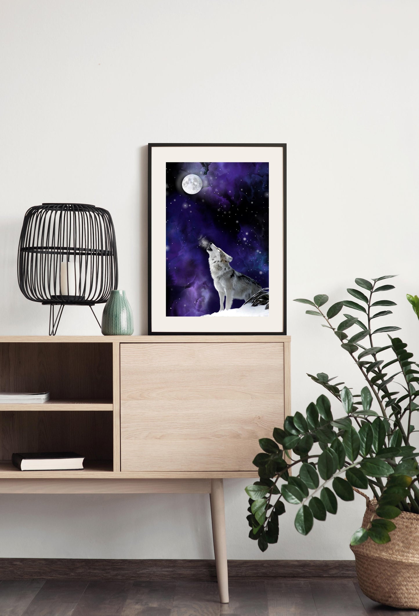 Magical Moon - Illustrated Print by Thomas Little