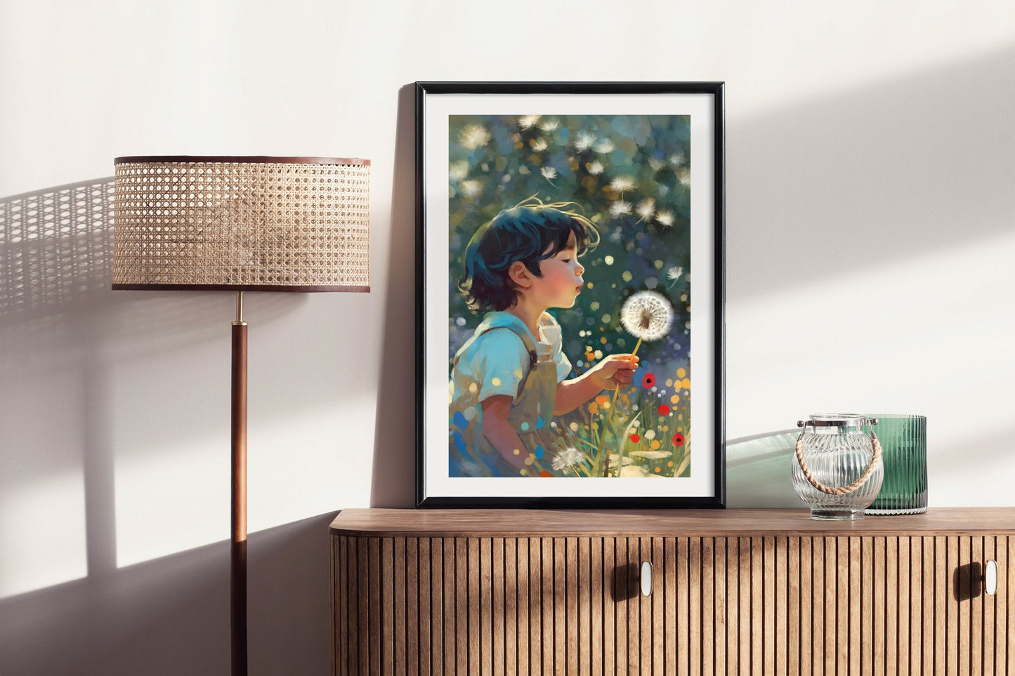 Make a Wish II - Illustrated Print by Thomas Little