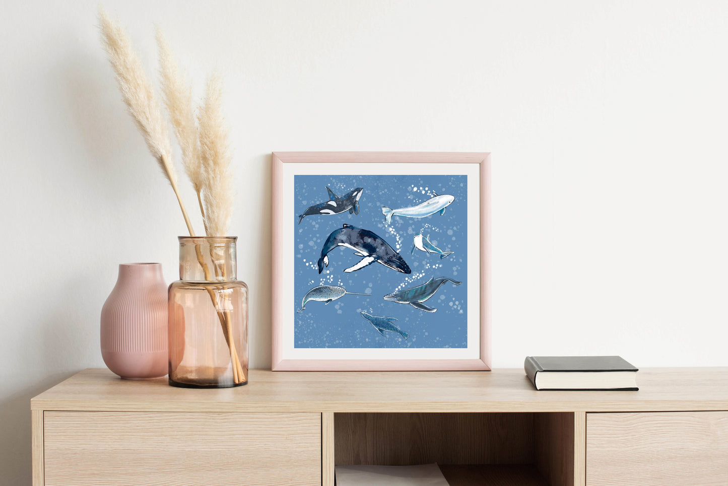 Marine Mammals - Illustrated Print by Thomas Little