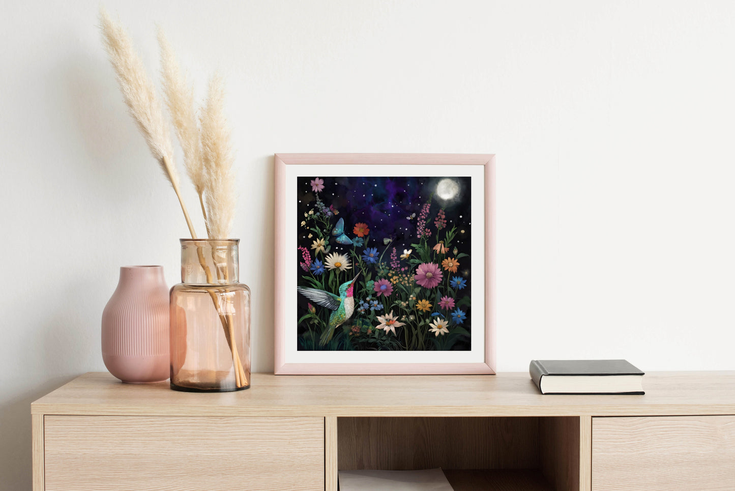 Midnight in the Garden - Illustrated Print by Thomas Little