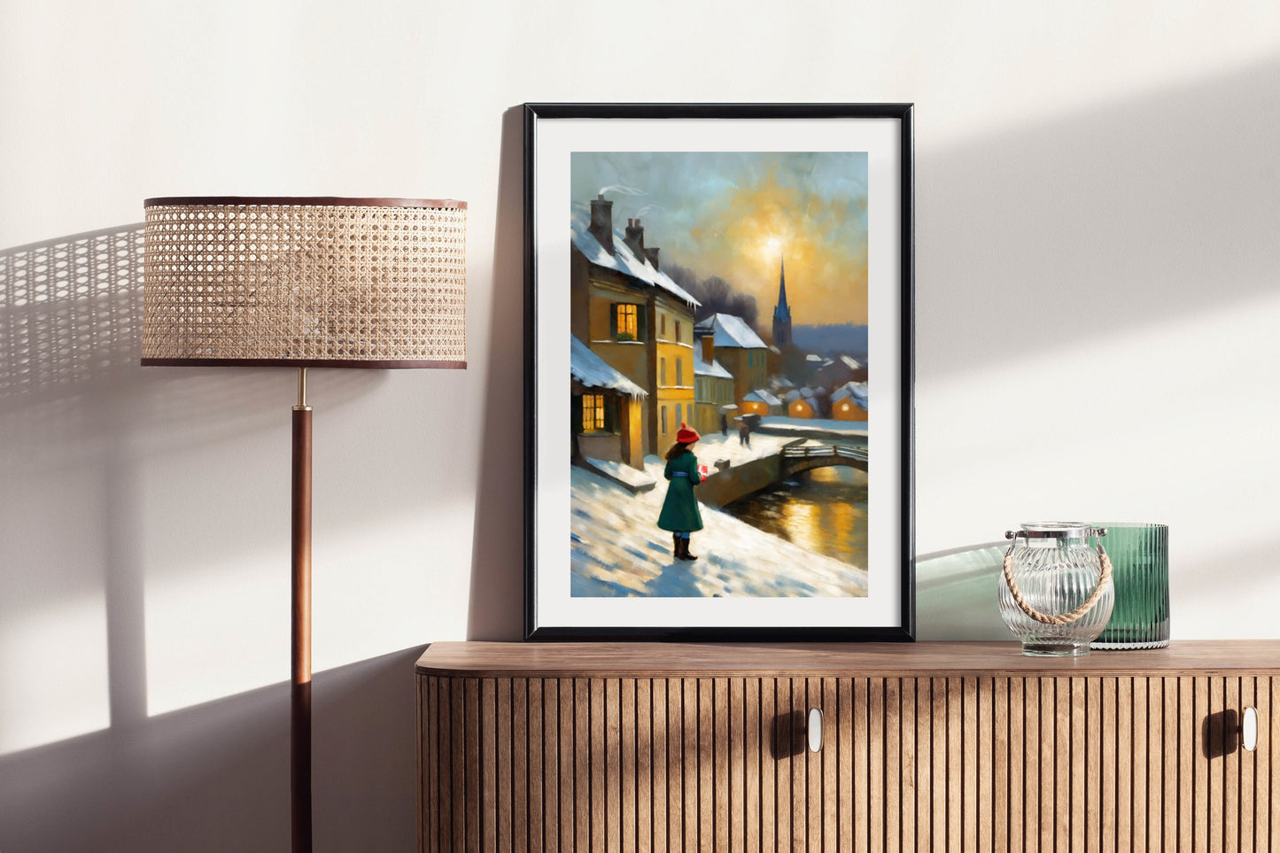 My Present for You - Illustrated Print by Thomas Little
