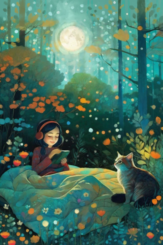 My Time - Illustrated Print by Thomas Little
