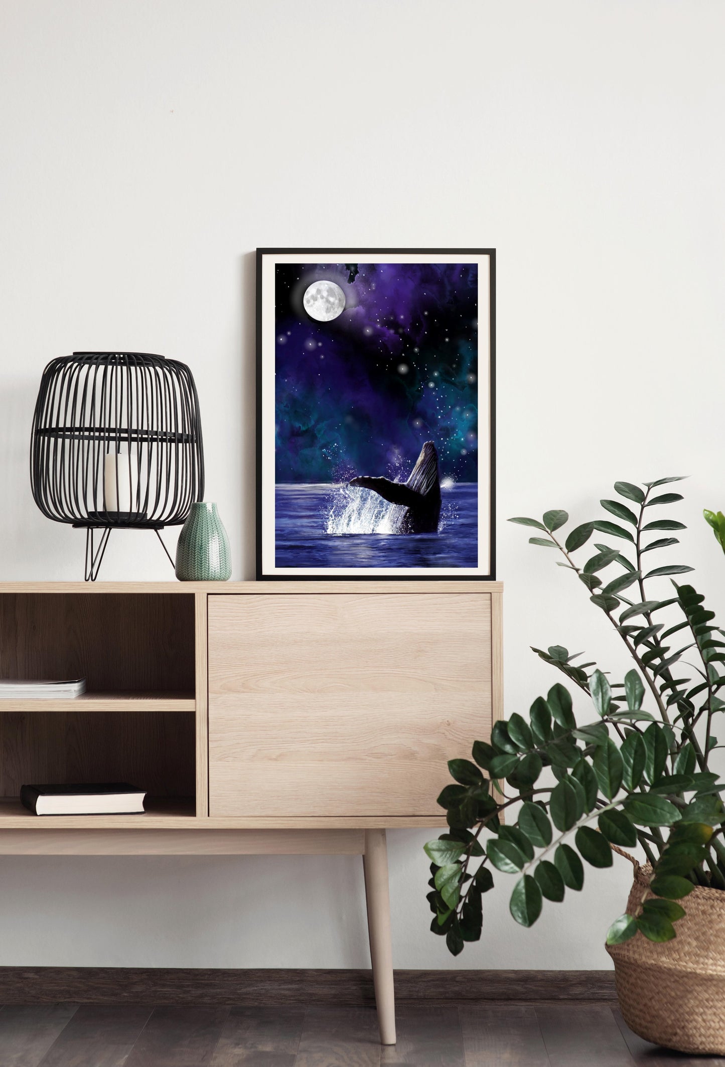 Night Breach - Illustrated Print by Thomas Little