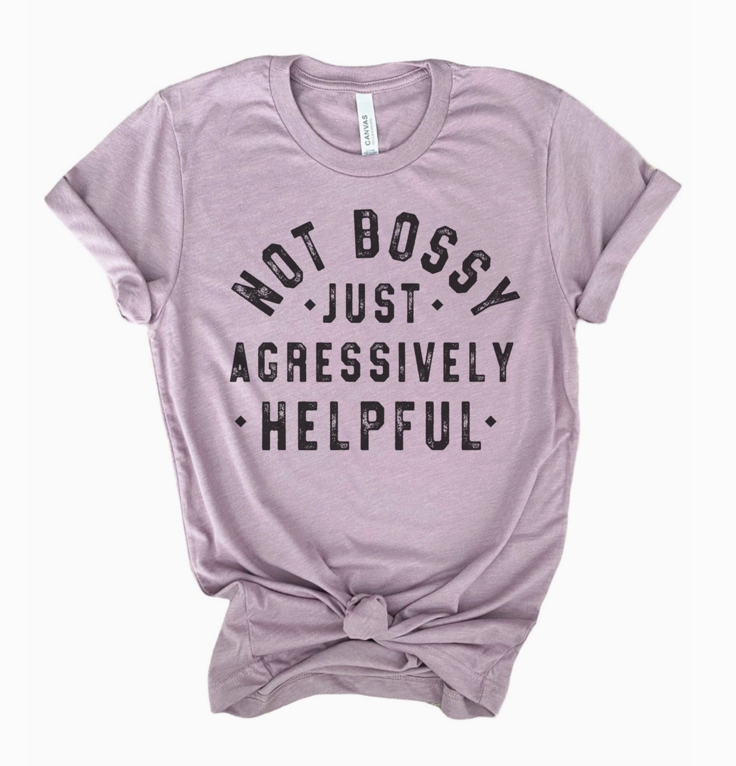 Not Bossy Sarcastic Graphic Tee - by Par.tees by Party On!®