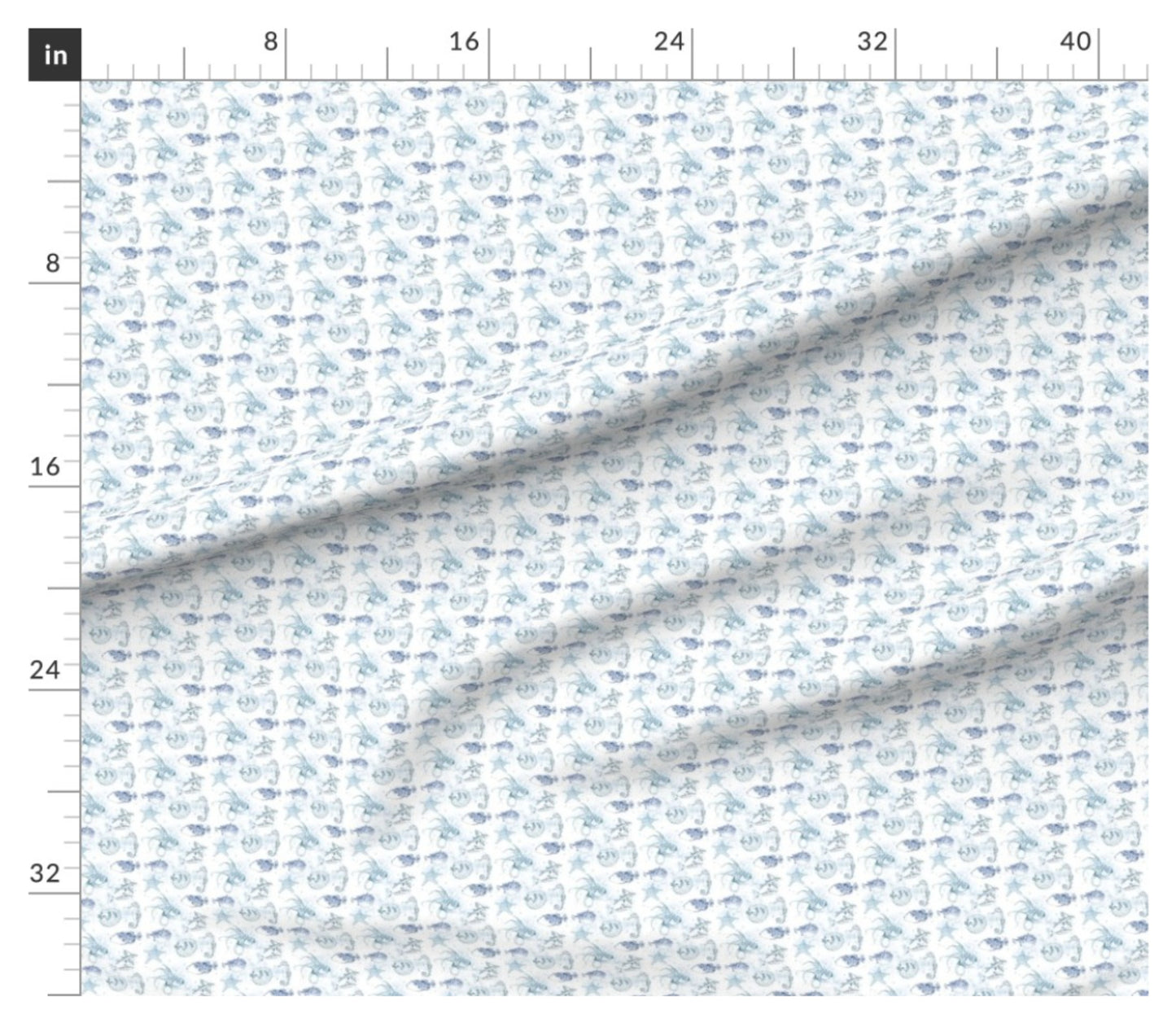 Ocean Emotion - Fabric By The Yard - 100% cotton quilt weight fabric