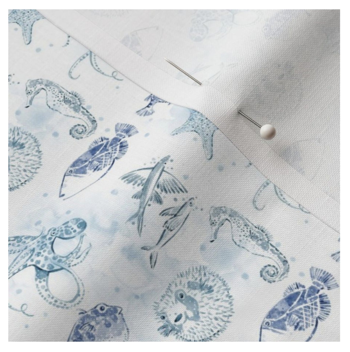 Ocean Emotion - Fabric By The Yard - 100% cotton quilt weight fabric