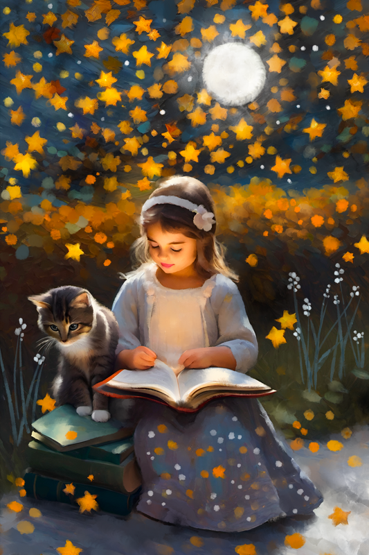 October Love - Illustrated Print by Thomas Little