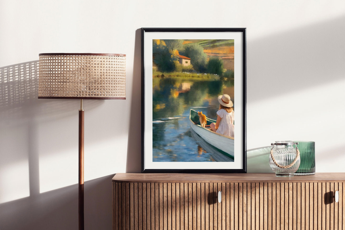 Once Upon a Tuscan Afternoon - Illustrated Print by Thomas Little