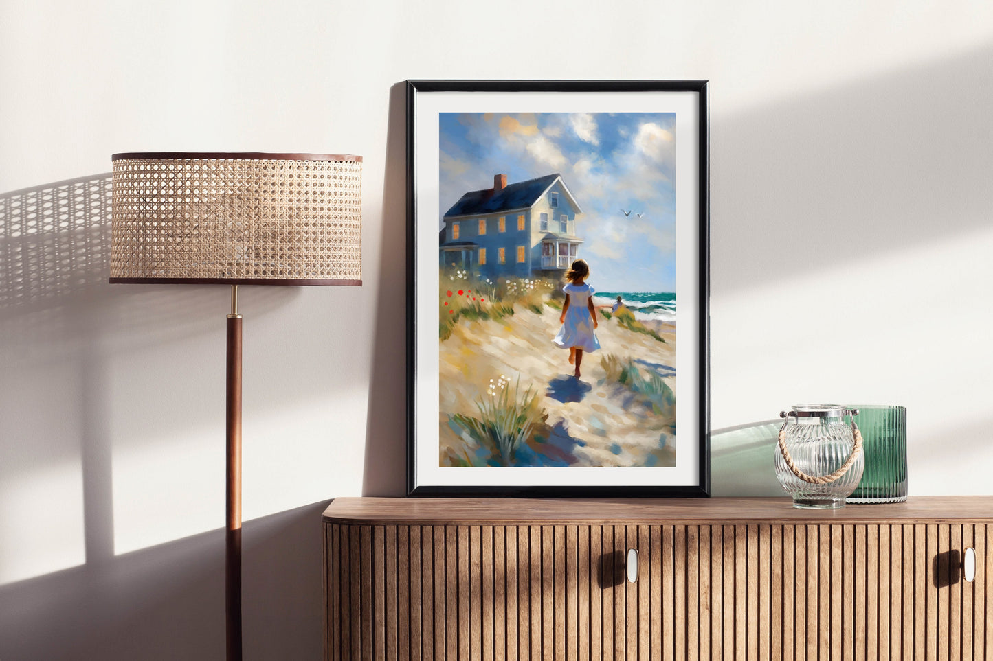 Path On The Wind - Illustrated Print by Thomas Little