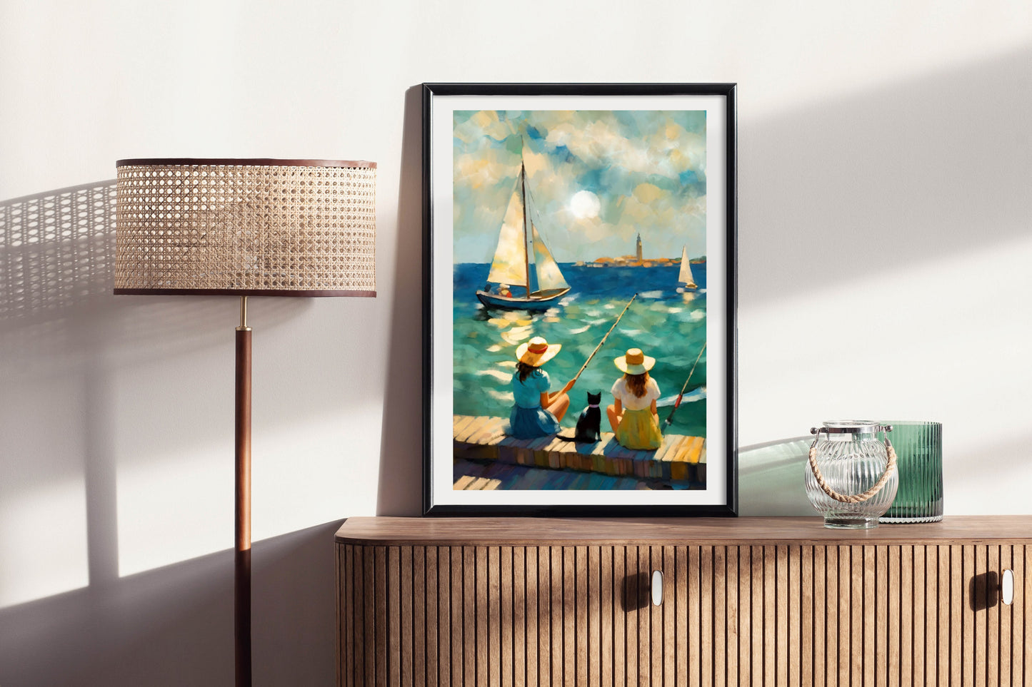 Perfect Day - Illustrated Print by Thomas Little