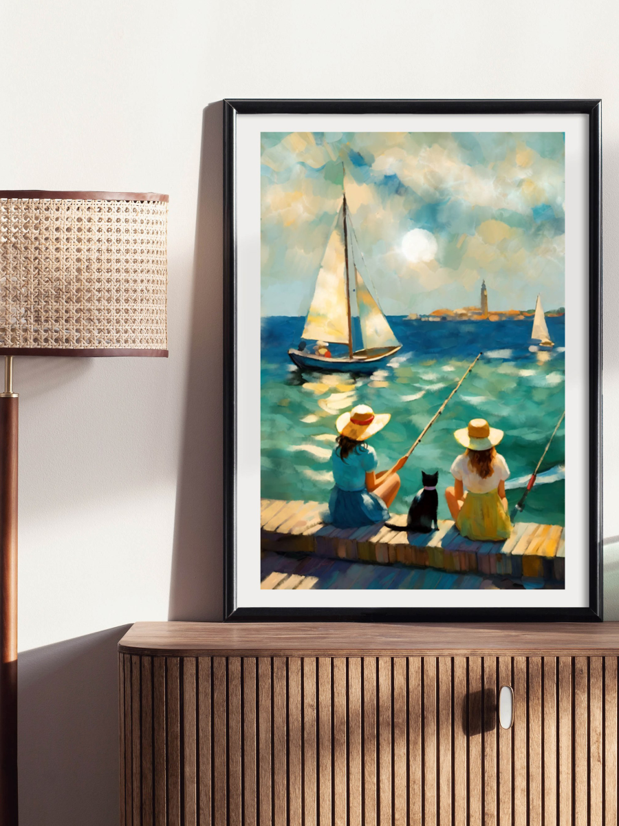 Perfect Day - Illustrated Print by Thomas Little