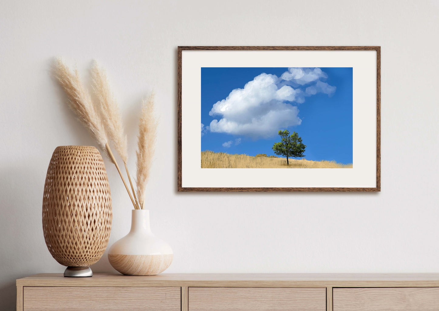 Perfect Sky Perfect Day - Illustrated Print by Thomas Little