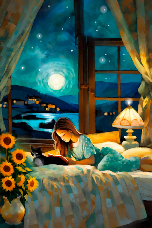 Quality Time - Illustrated Print by Thomas Little