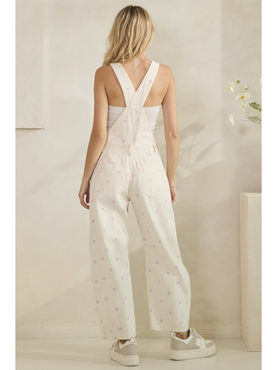 Relaxed Chic Polka Dot Overalls - by Veveret®