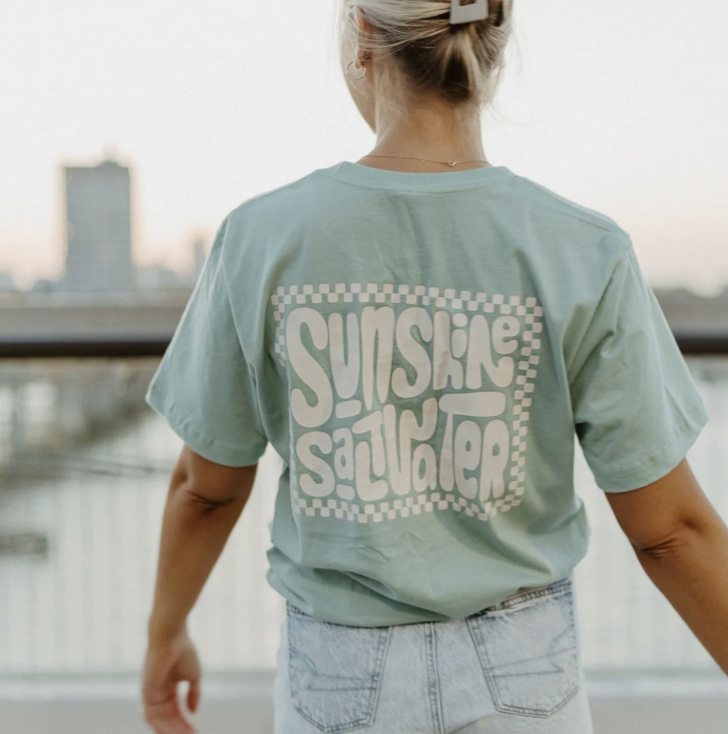 Retro Sunshine + Saltwater - Lightweight T-Shirt - By Sunshine and Saltwater®