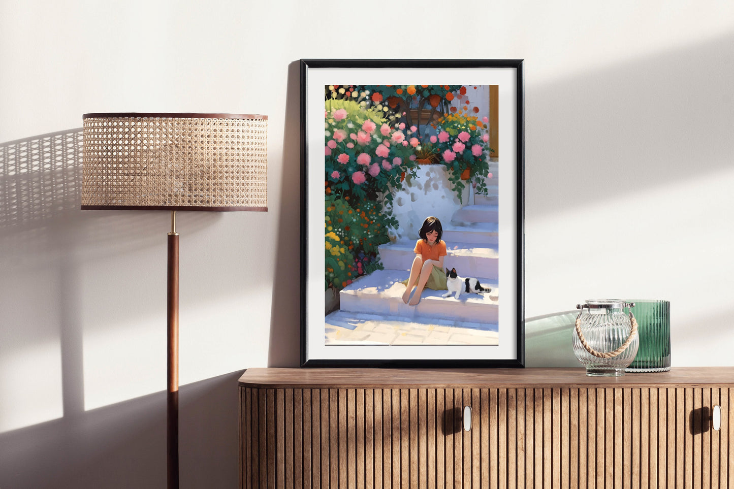 Saturday Morning - Illustrated Print by Thomas Little