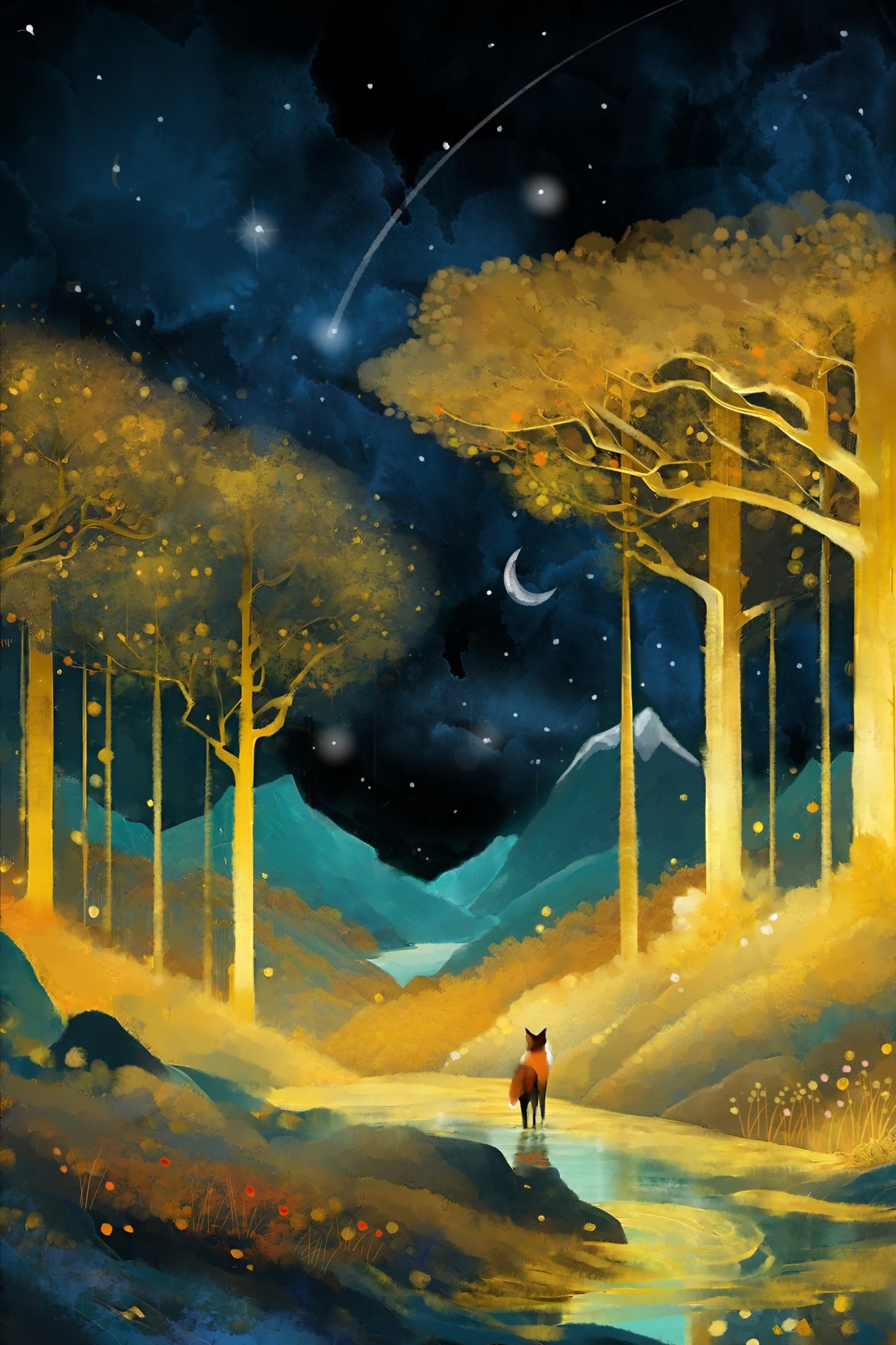 Searching for the Meaning of Life II - Illustrated Print by Thomas Little