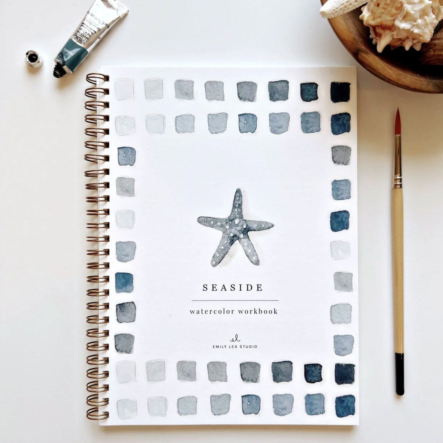 Seaside Watercolor Workbook - by Emily Lex Studio