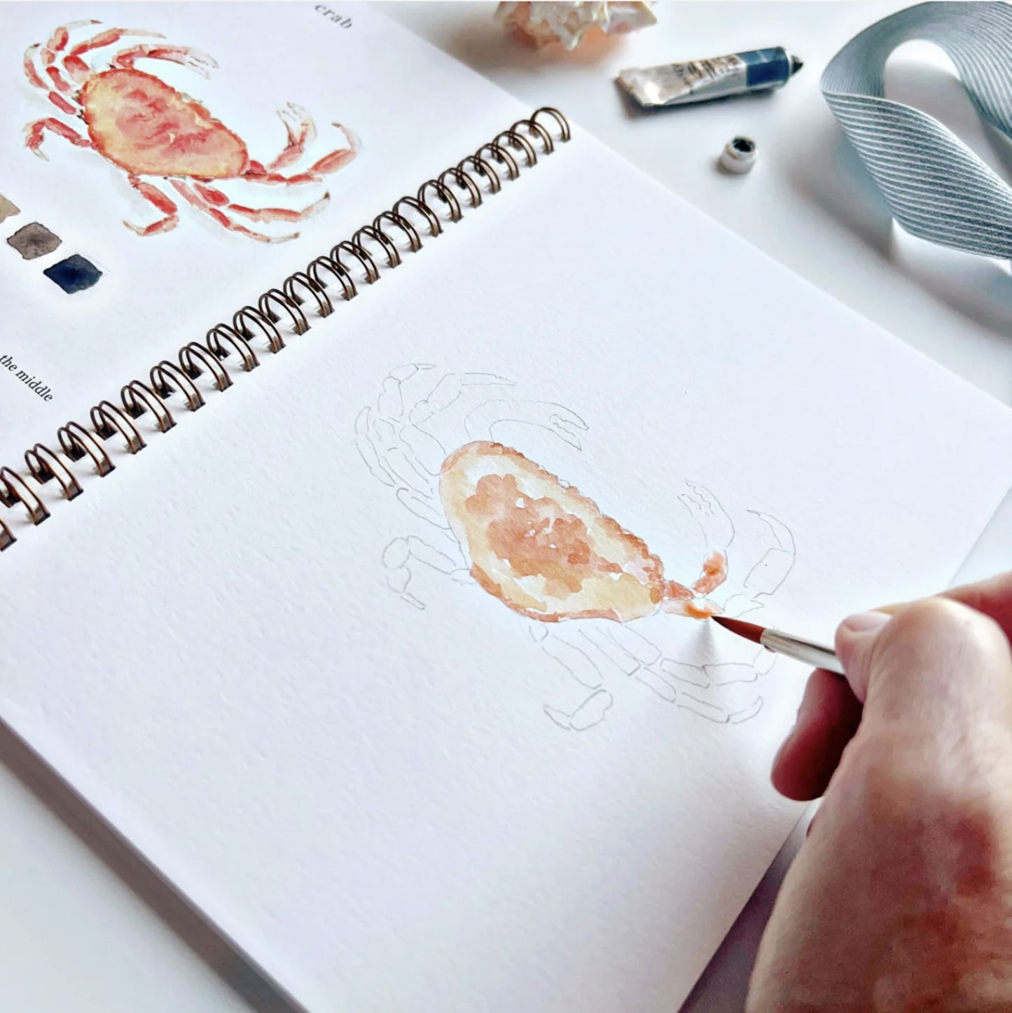 Seaside Watercolor Workbook - by Emily Lex Studio