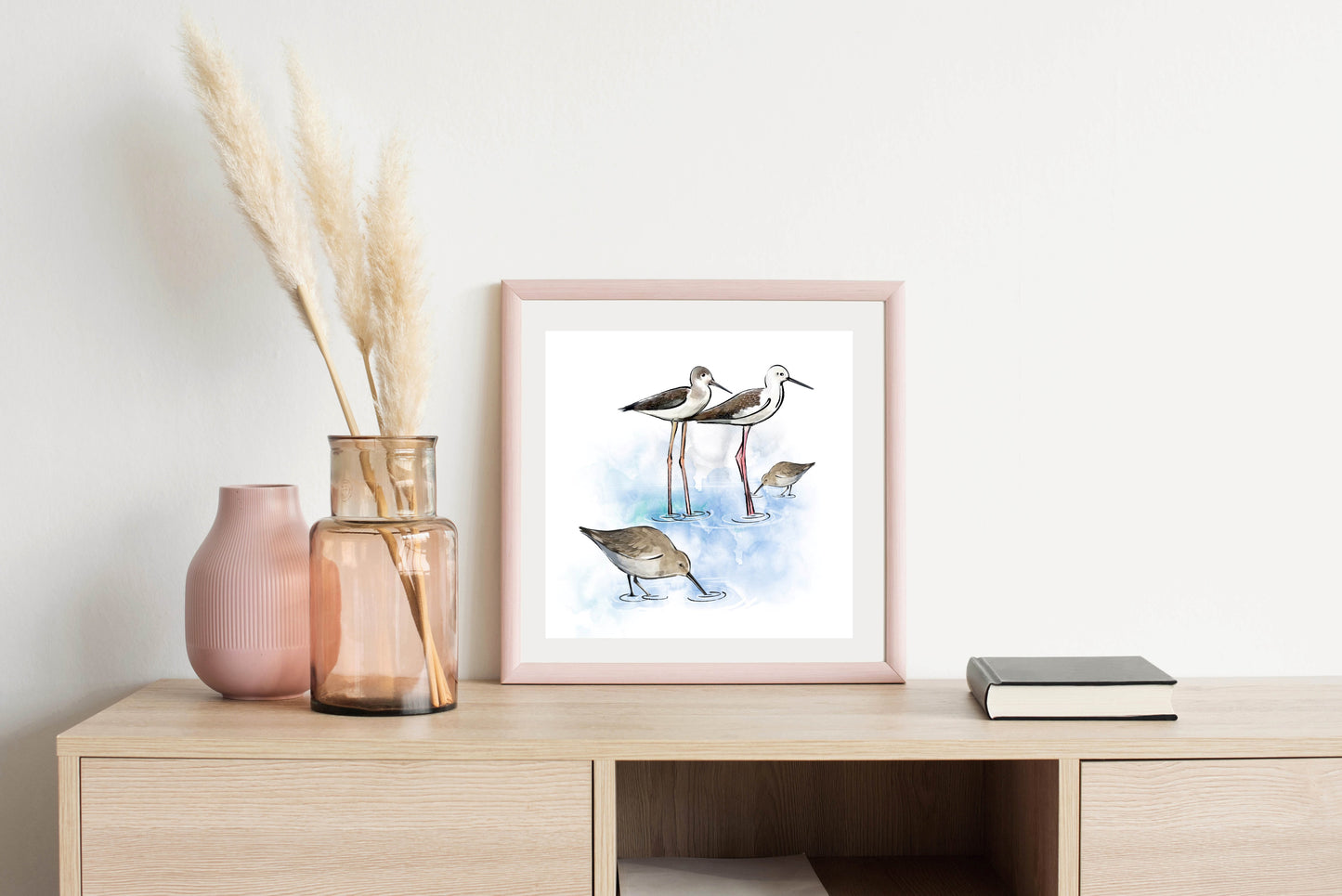 Shorebirds - Illustrated Print by Thomas Little