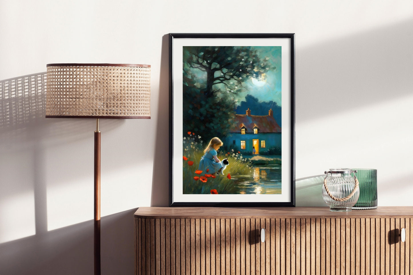 Someone To Watch Over Me - Illustrated Print by Thomas Little