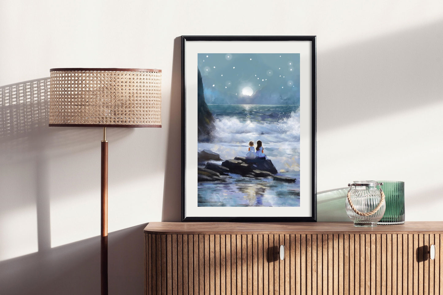 Soulmate - Illustrated Print by Thomas Little