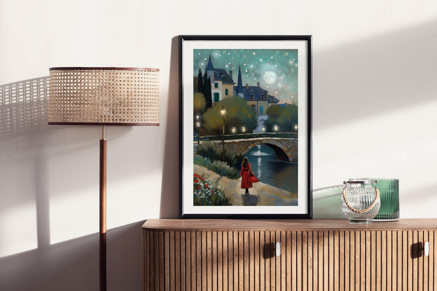 Southern France - Illustrated Print by Thomas Little