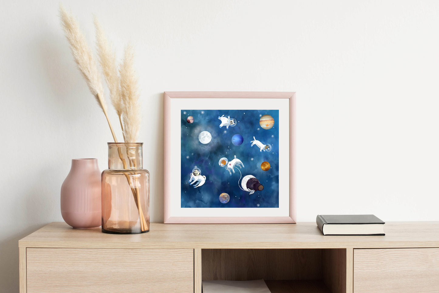 Space the Final Frontier - Illustrated Print by Thomas Little