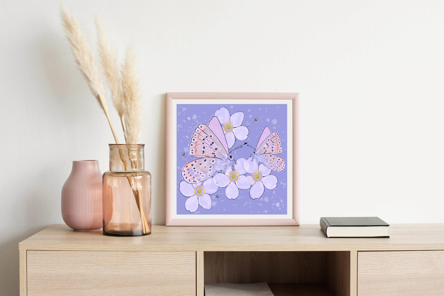 Spring Butterflies - Illustrated Print by Thomas Little