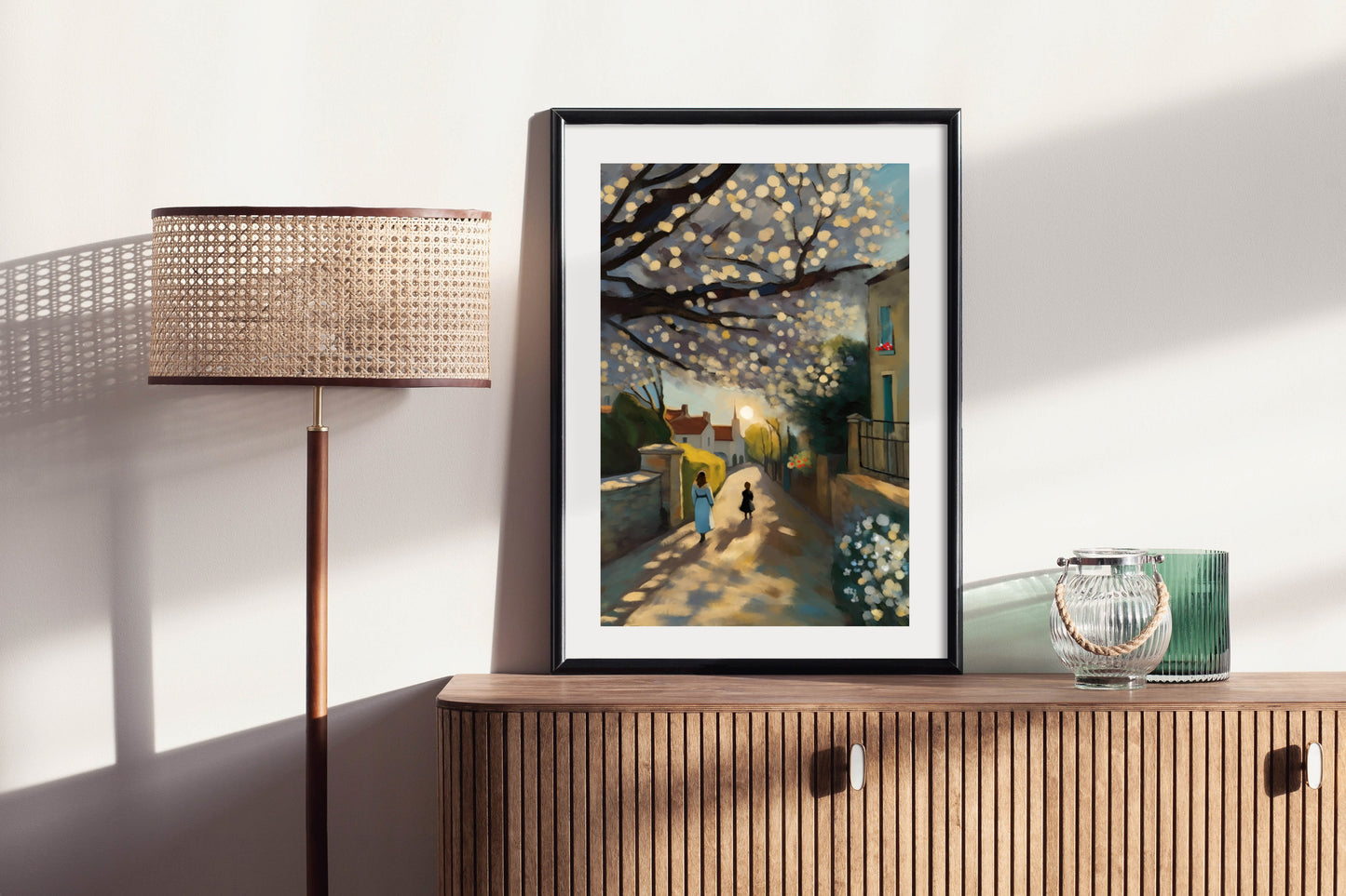 Spring Morning - Illustrated Print by Thomas Little