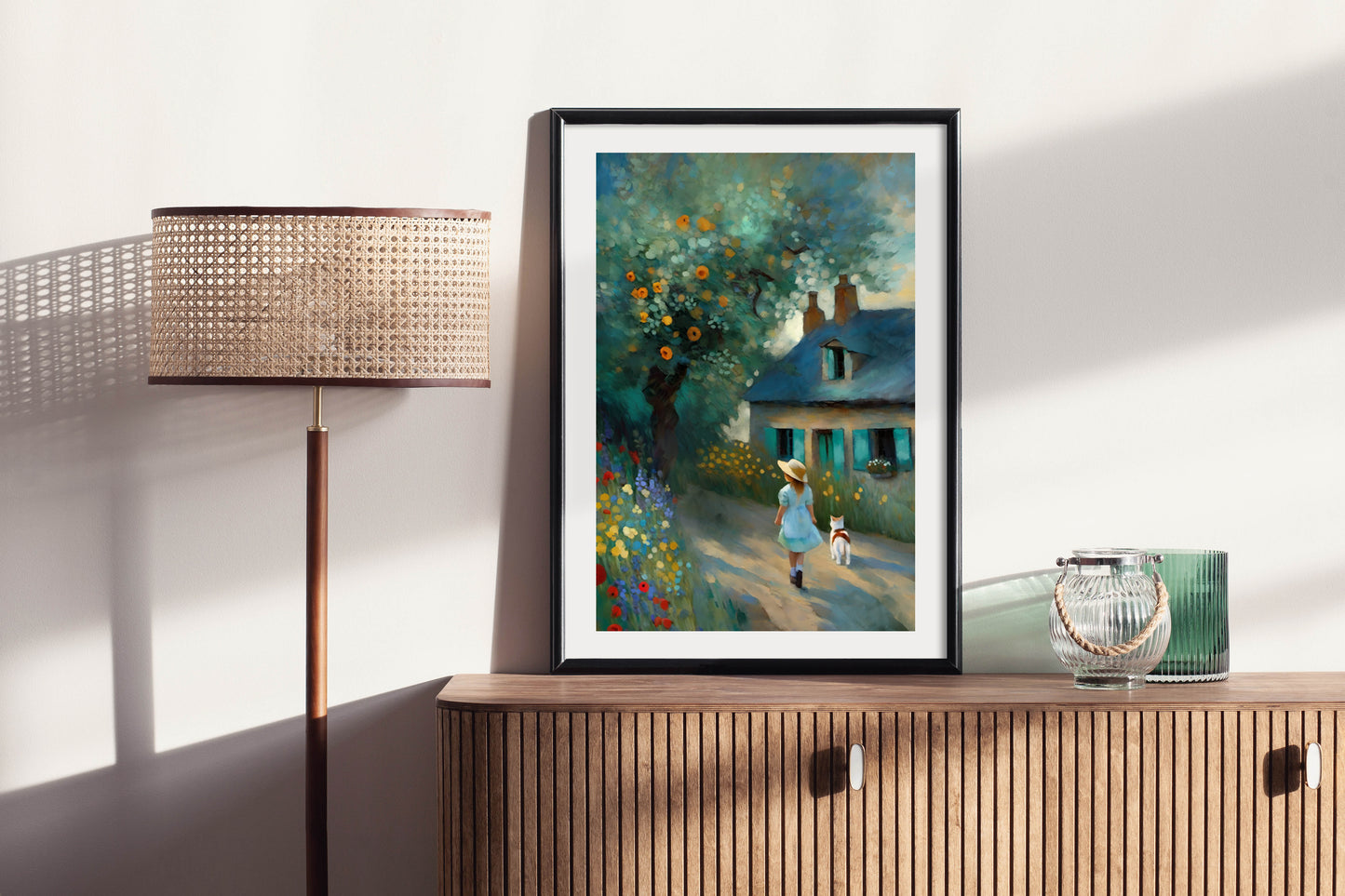 Spring Flowers - Illustrated Print by Thomas Little