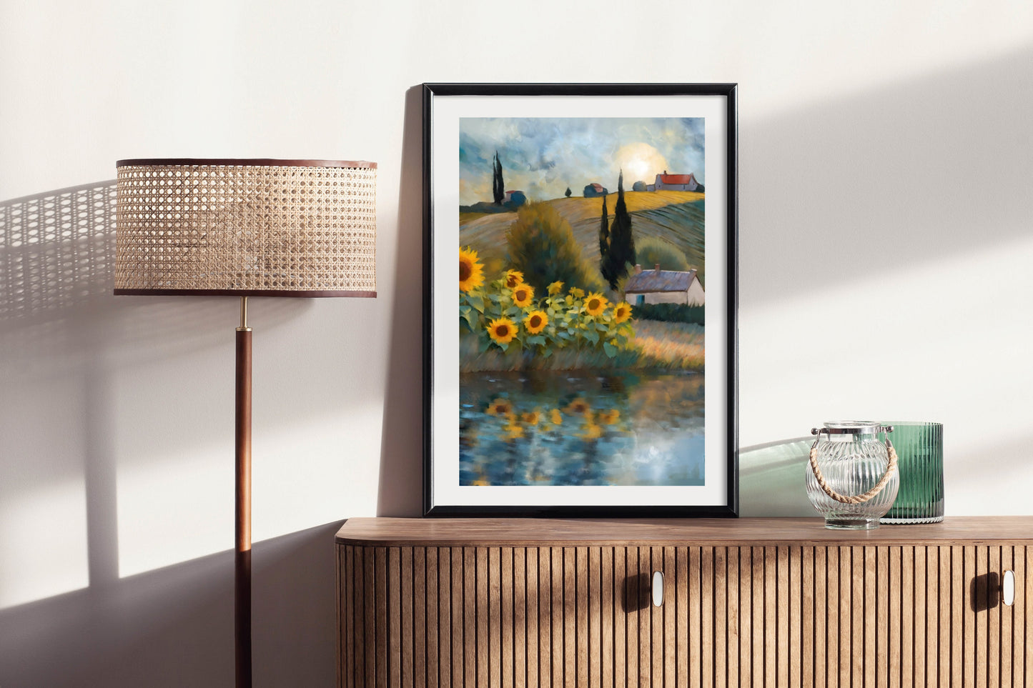Summer Fields - Illustrated Print by Thomas Little
