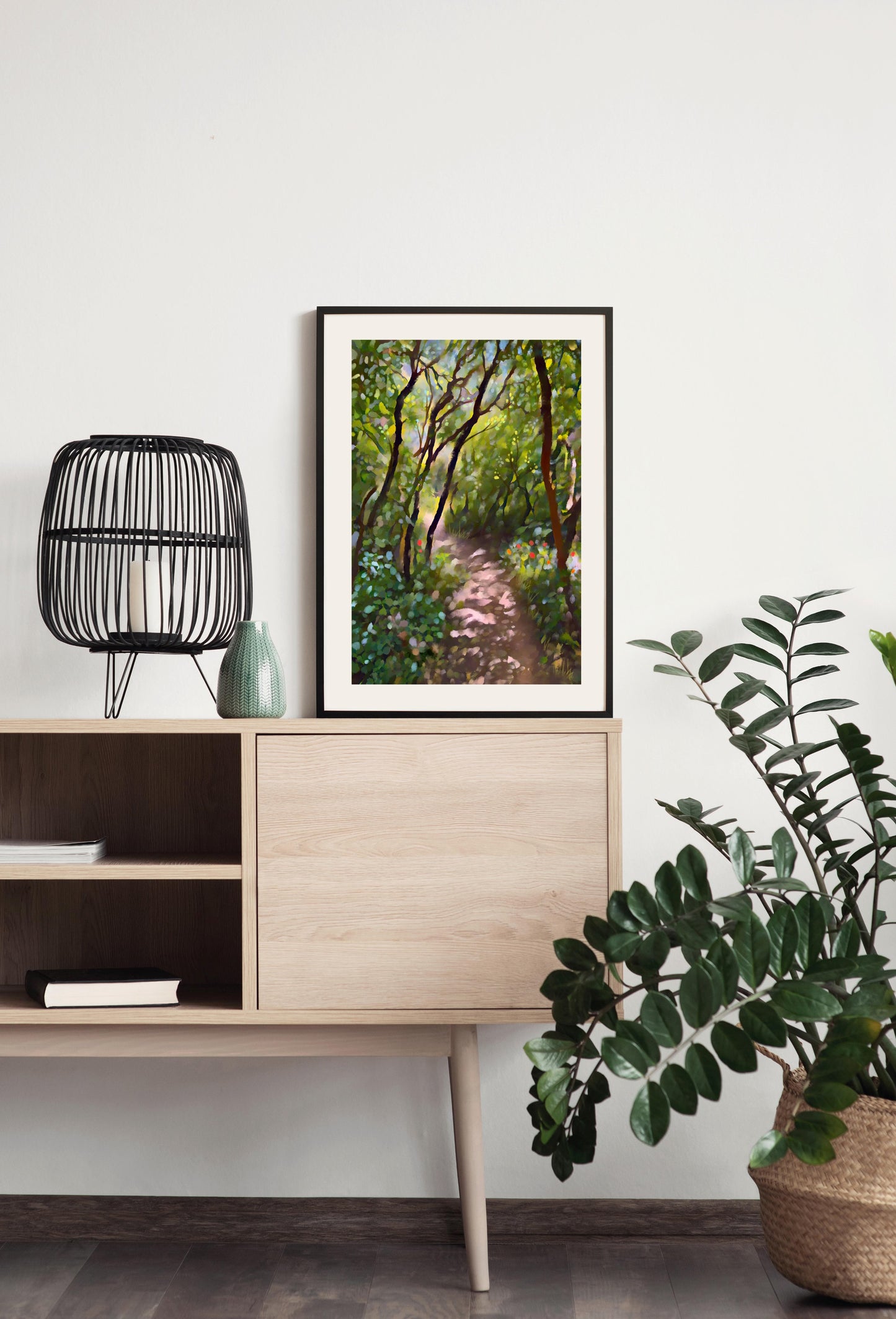Summer Forest - Illustrated Print by Thomas Little