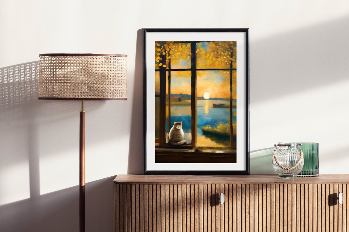 Sun Rises - Illustrated Print by Thomas Little