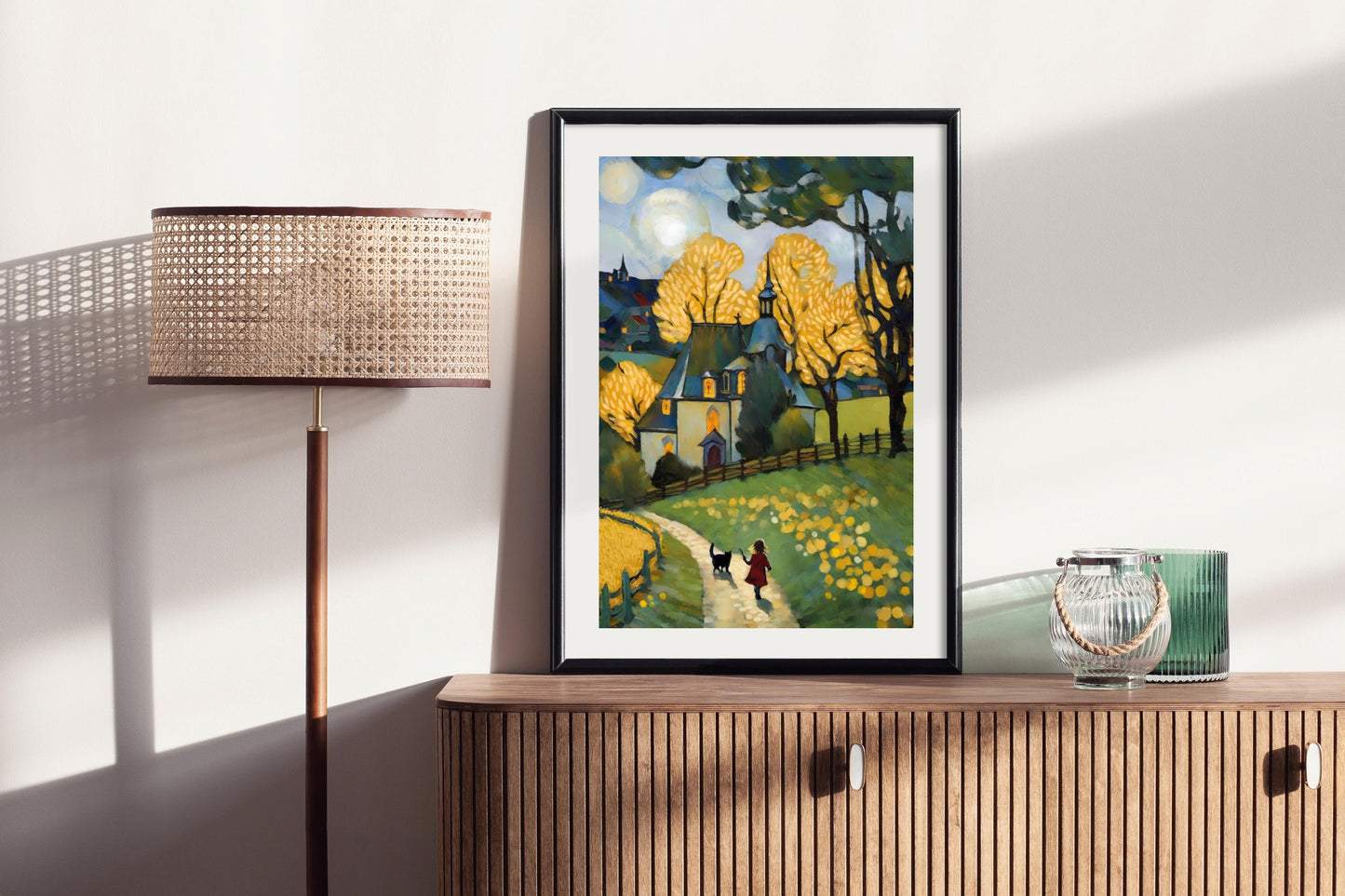 Sunday Afternoon - Illustrated Print by Thomas Little