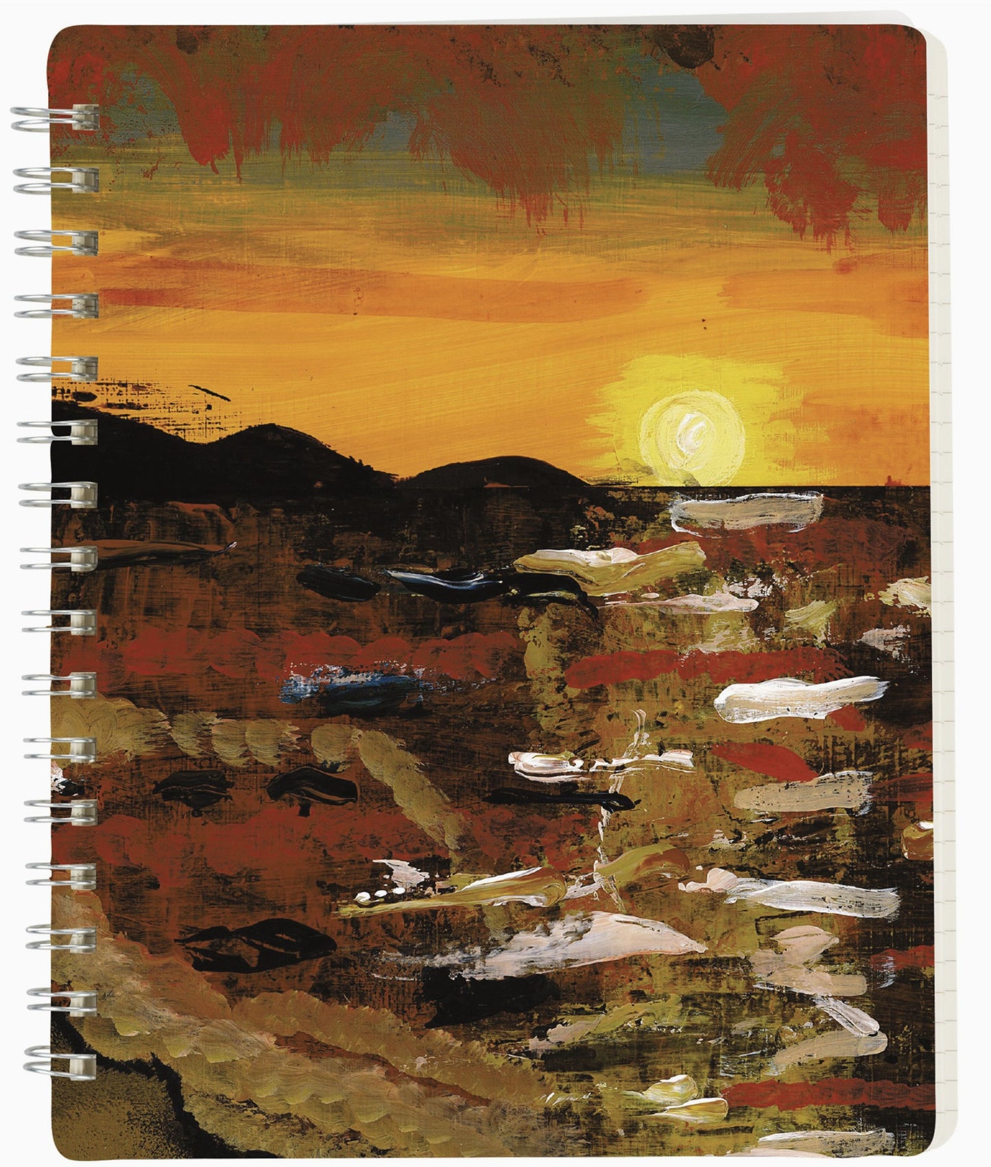 Sunset Spiral Notebook - by Primitives by Kathy®