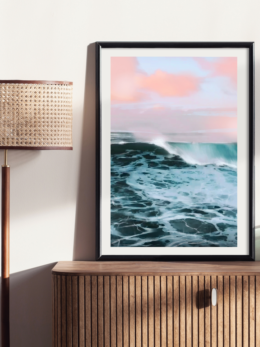 Surreal Sea - Illustrated Print by Thomas Little