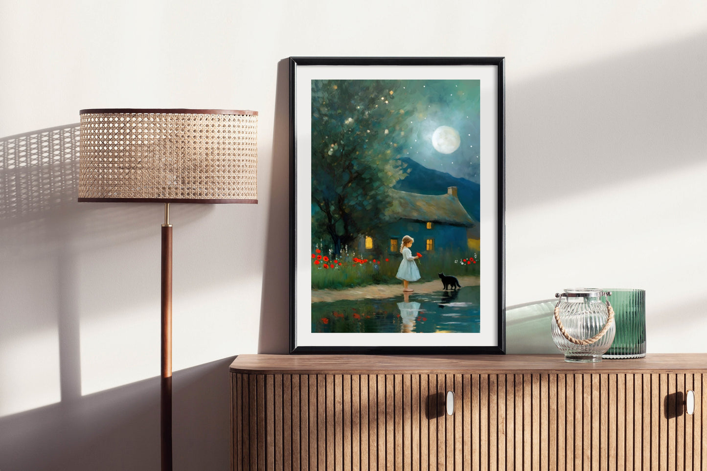 The Gift - llustrated Print by Thomas Little