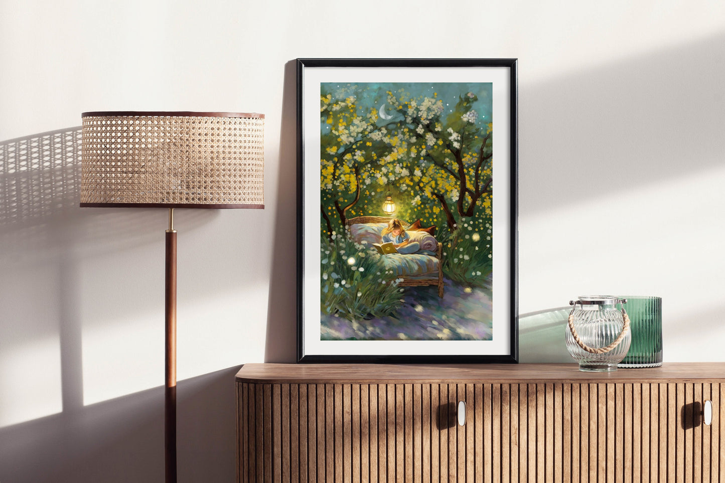 The Magic of Reading - Illustrated Print by Thomas Little