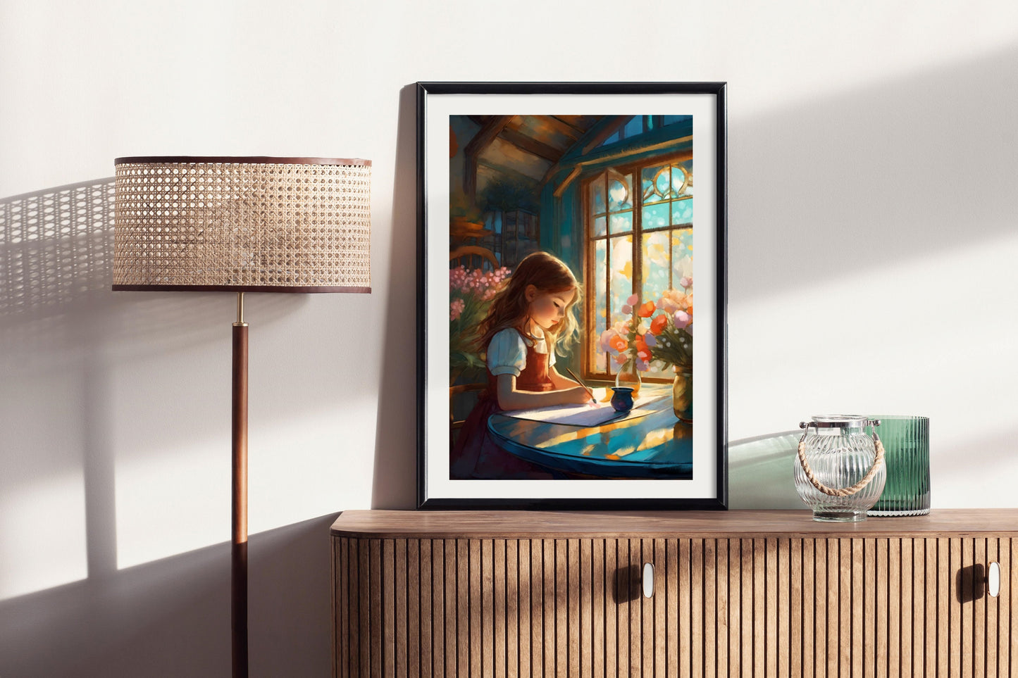 Time Alone - Illustrated Print by Thomas Little