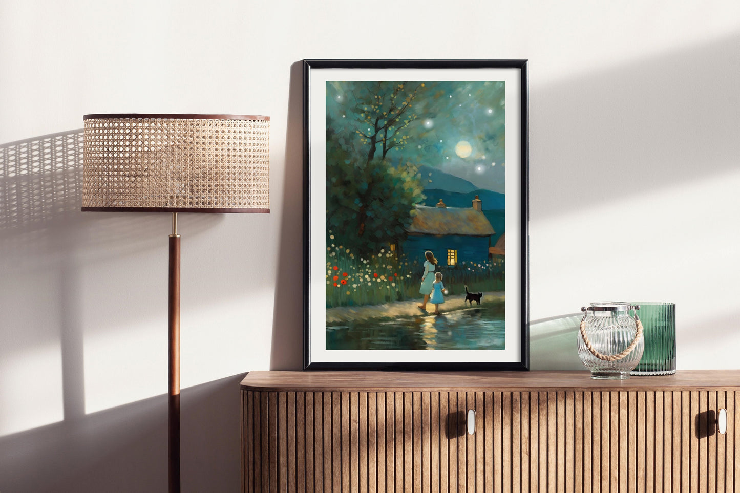 Time For Supper - Illustrated Print by Thomas Little