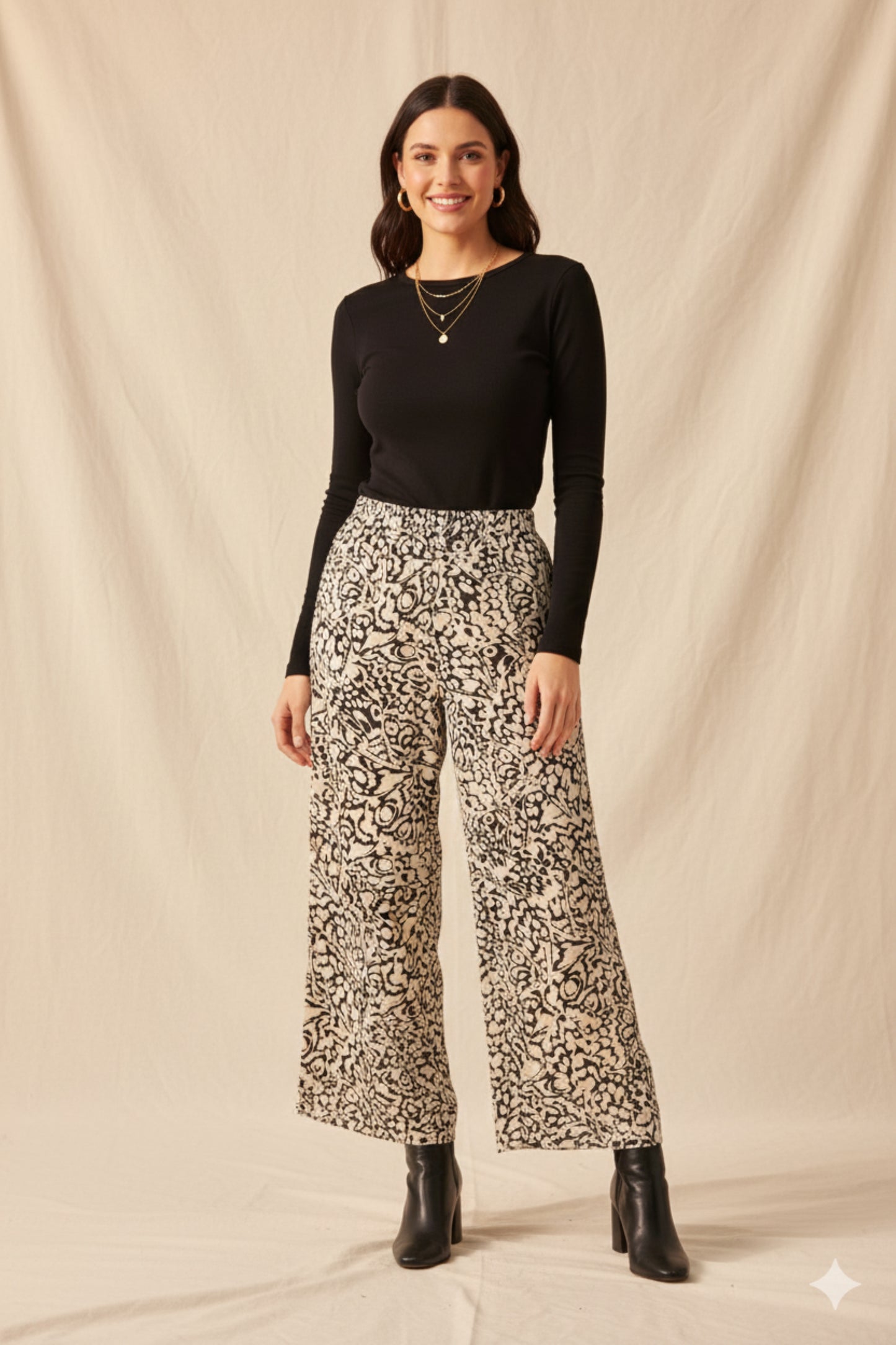 Timeless Wide Leg Pull On Pants - by Dress Forum®