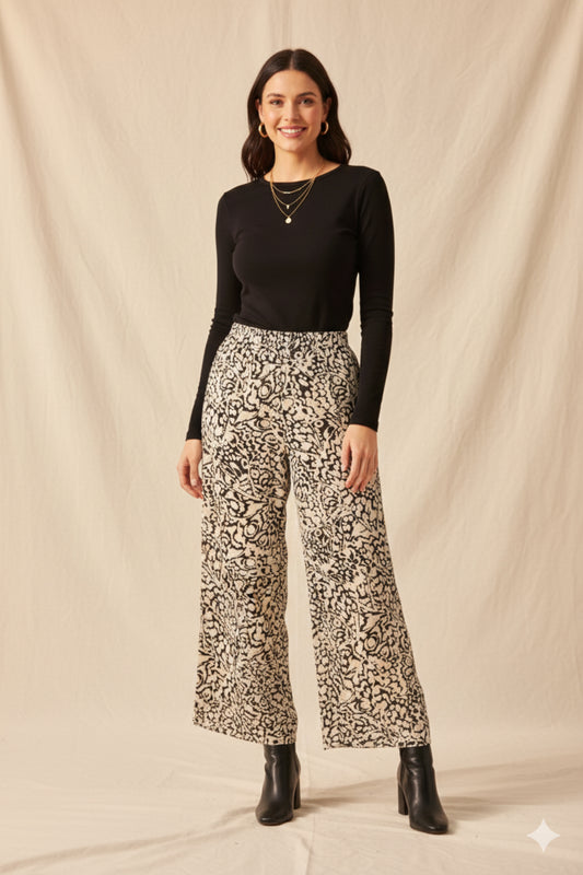 Timeless Wide Leg Pull On Pants - by Dress Forum®