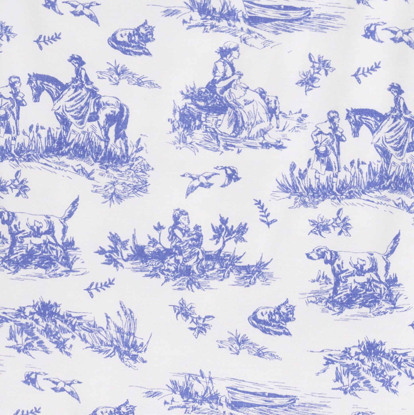 Toile De Jouy Women's Bamboo Pajamas - By Tesa Babe®